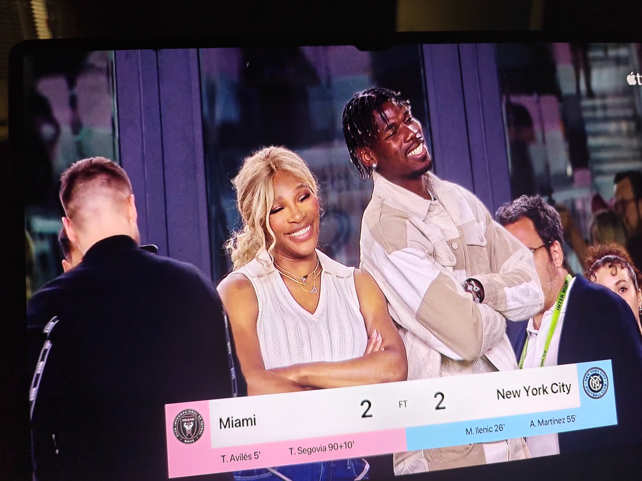 登陸MLS？博格巴現(xiàn)場見證梅西率隊絕平，他已1年半沒踢球&3月解禁