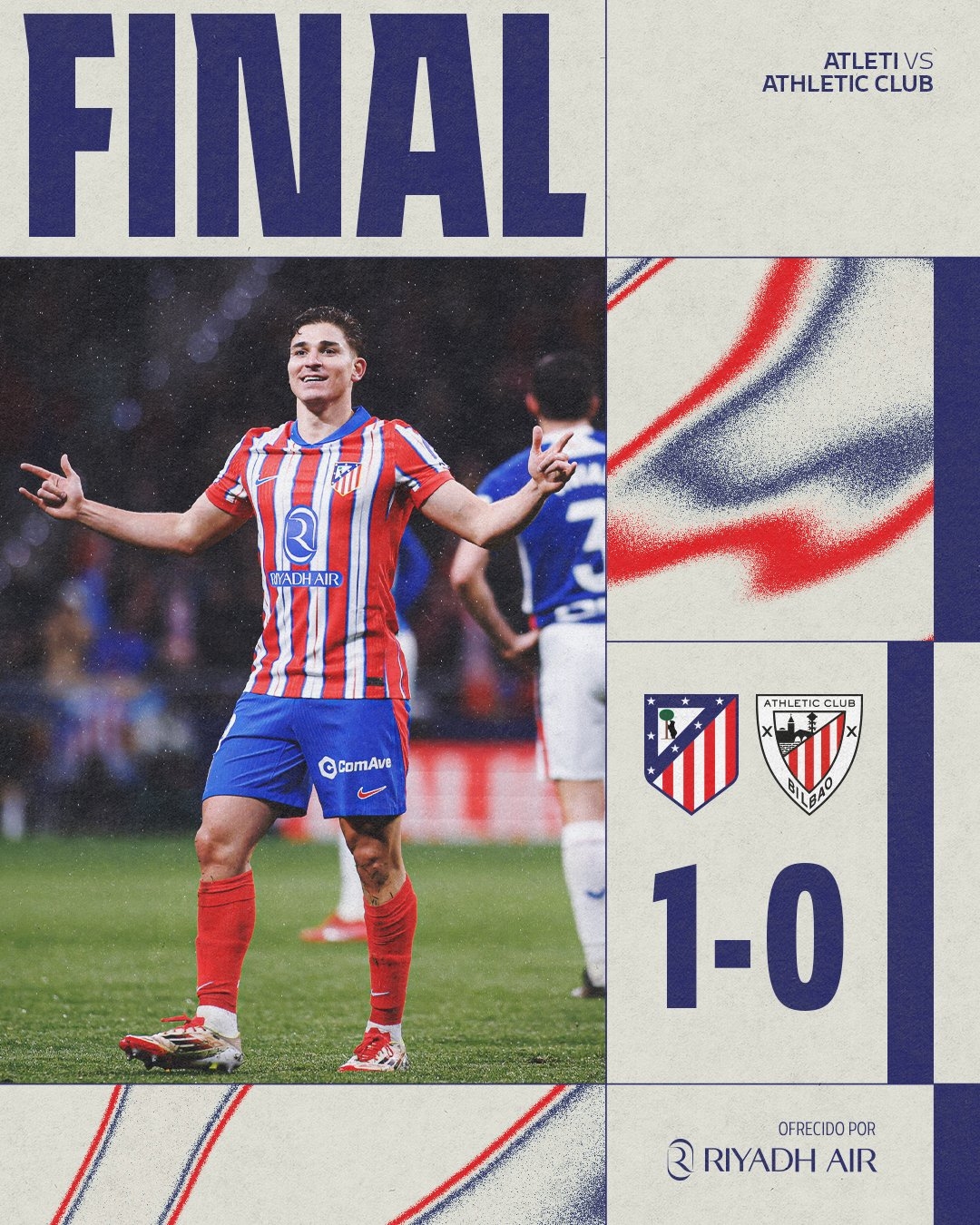 致勝進(jìn)球！阿爾瓦雷斯當(dāng)選馬競(jìng)1-0畢巴全場(chǎng)最佳球員