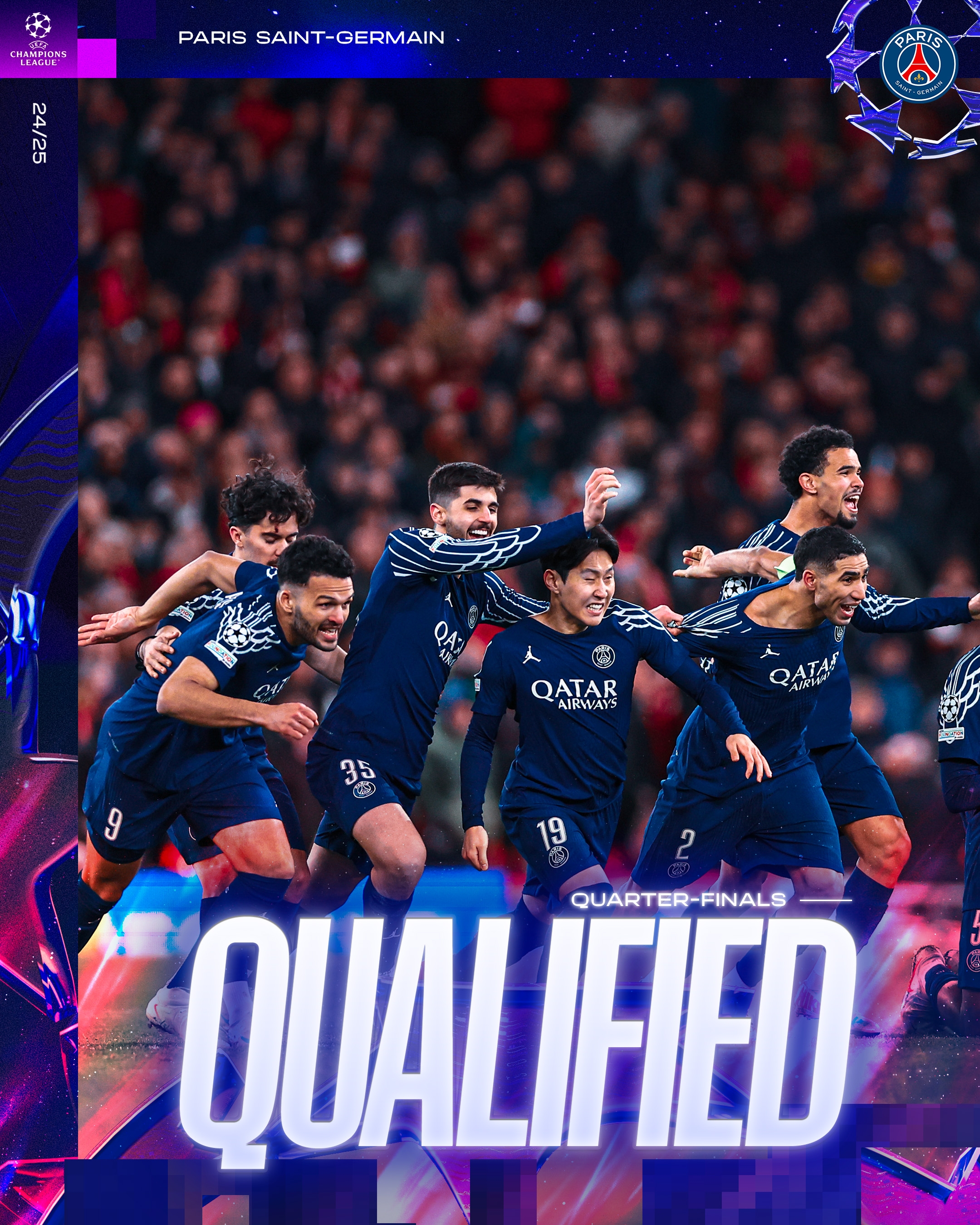 硬仗不虛！巴黎聯(lián)賽階段讓二追四逆轉曼城，淘汰賽翻盤利物浦