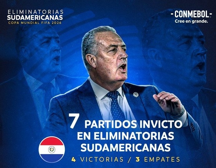 巴拉圭近7場世預(yù)賽不敗！主場全勝贏巴西阿根廷，客場平烏拉圭！