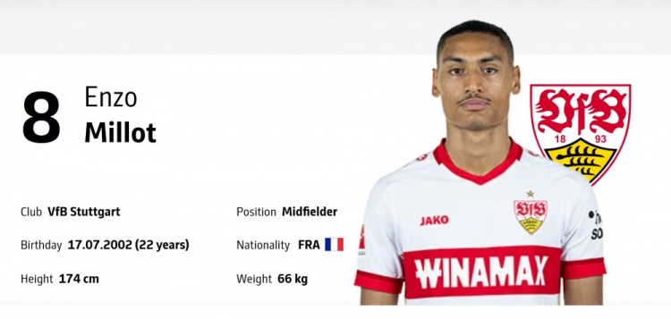 圖片報：阿森納、熱刺、利雅得勝利關(guān)注斯圖加特中場恩佐-米洛