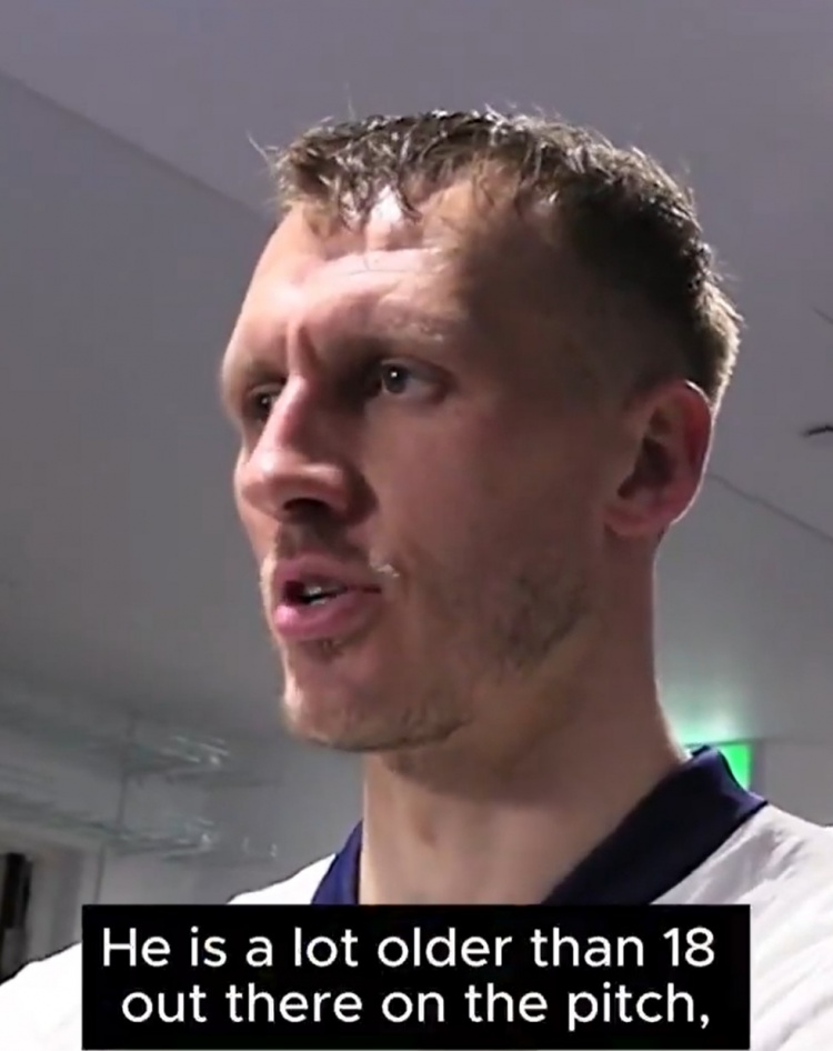 丹-伯恩盛贊斯凱利：他發(fā)揮出色非常冷靜，表現(xiàn)得比18歲成熟很多