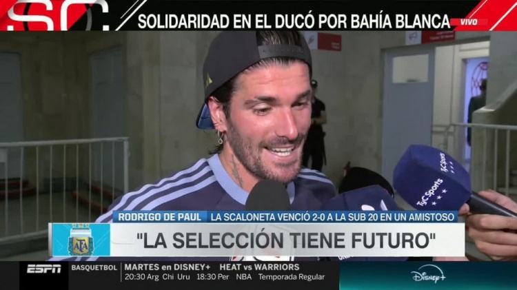 德保羅：我們很想念梅西，但重要的是他能恢復(fù)健康