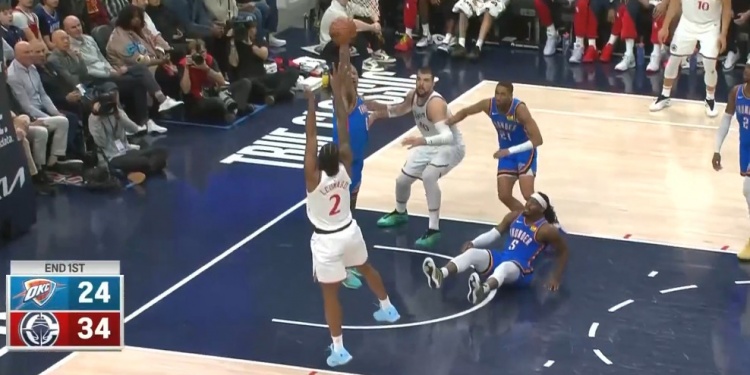 暫時(shí)壓制聯(lián)盟第一！快船首節(jié)34-24領(lǐng)先雷霆10分