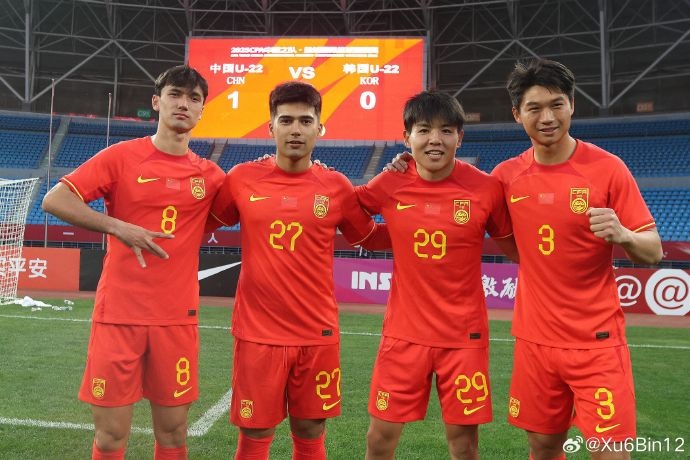 成功復仇韓國，U22國足球員徐彬曬照：至少證明我們比兩年前強了