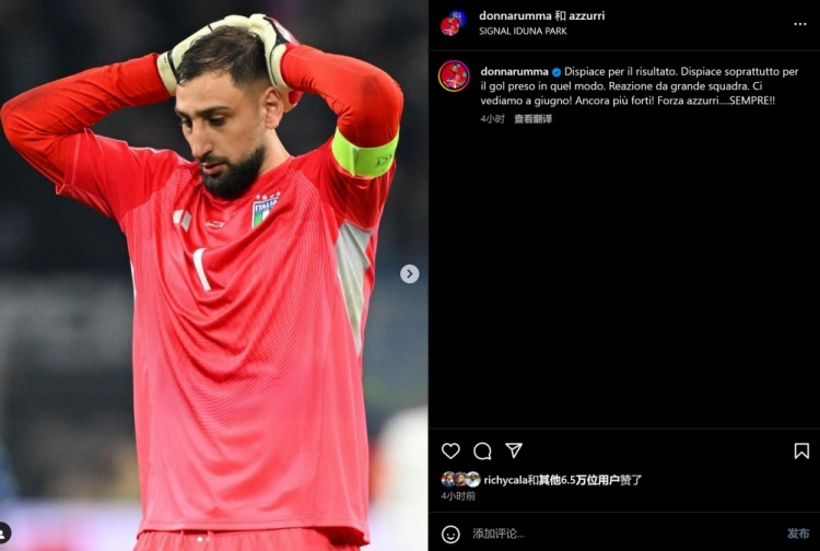 多納魯馬：為結(jié)果和丟球方式深感抱歉，六月再見時(shí)我們會(huì)更強(qiáng)大