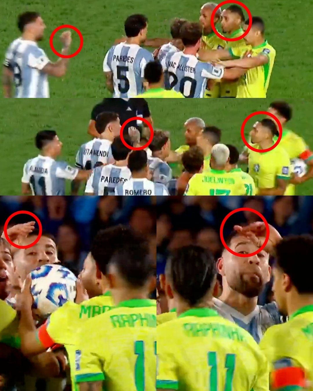 火藥味拉滿！外媒：奧塔門(mén)迪做手勢(shì)“閉嘴吧你”，回應(yīng)拉菲放狠話