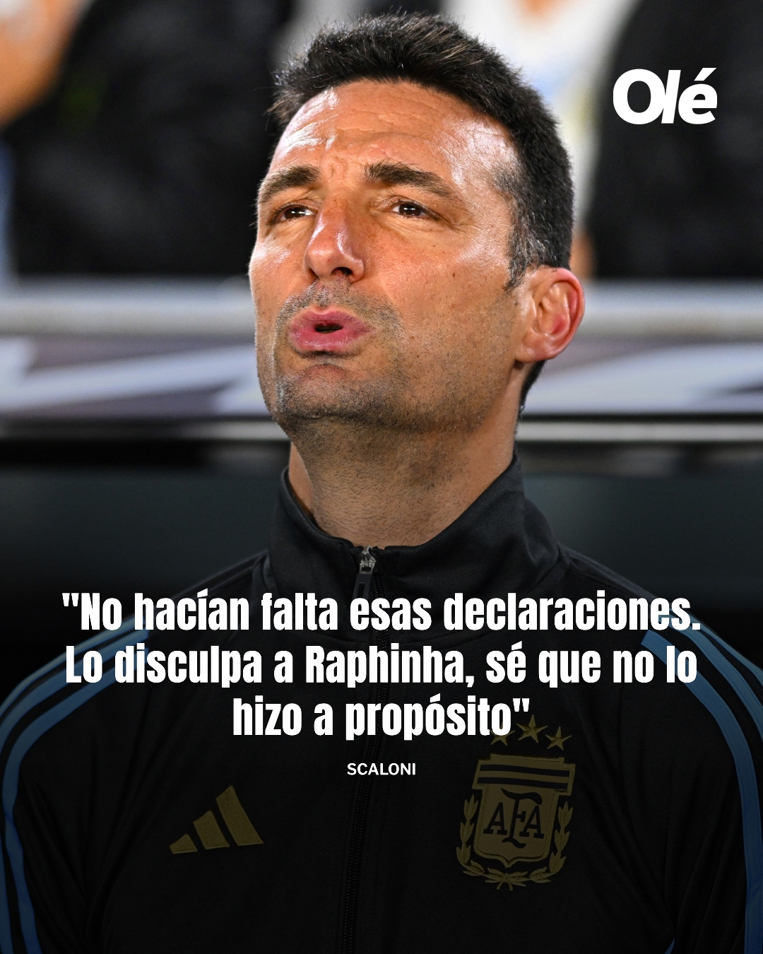 斯卡洛尼回應(yīng)拉菲尼亞言論：我原諒他，他只是在捍衛(wèi)自己的球隊