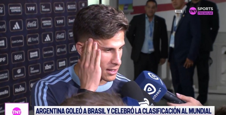 打進(jìn)處子球，朱利亞諾-西蒙尼：感謝國家隊(duì)，身披這身球衣是夢想