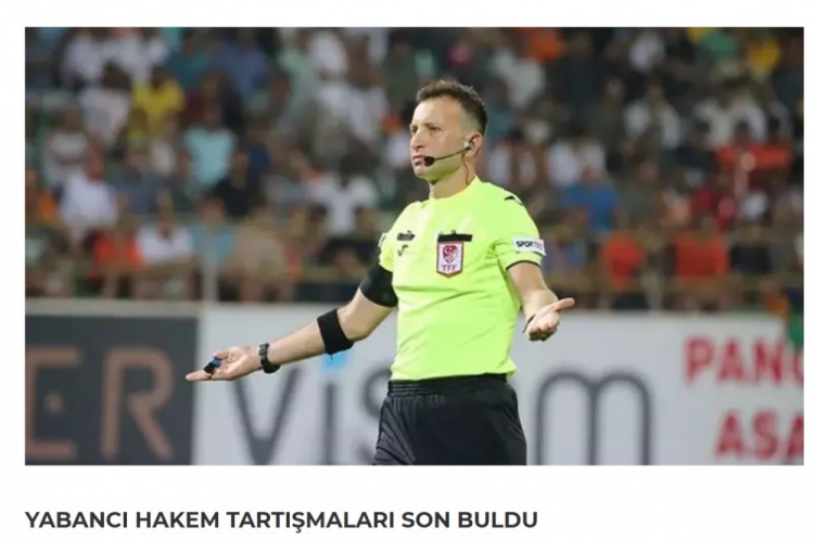 貝西克塔斯要求外籍裁判執(zhí)法，但對(duì)加拉塔薩雷比賽仍是土耳其裁判