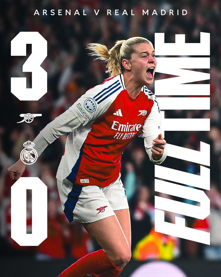 女足歐冠淘汰賽首回合輸2球逆轉(zhuǎn)晉級(jí)，阿森納是近14年英格蘭首隊(duì)