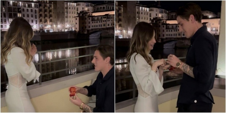 扎尼奧洛向女友薩拉求婚成功，兩人已經生有一個兒子