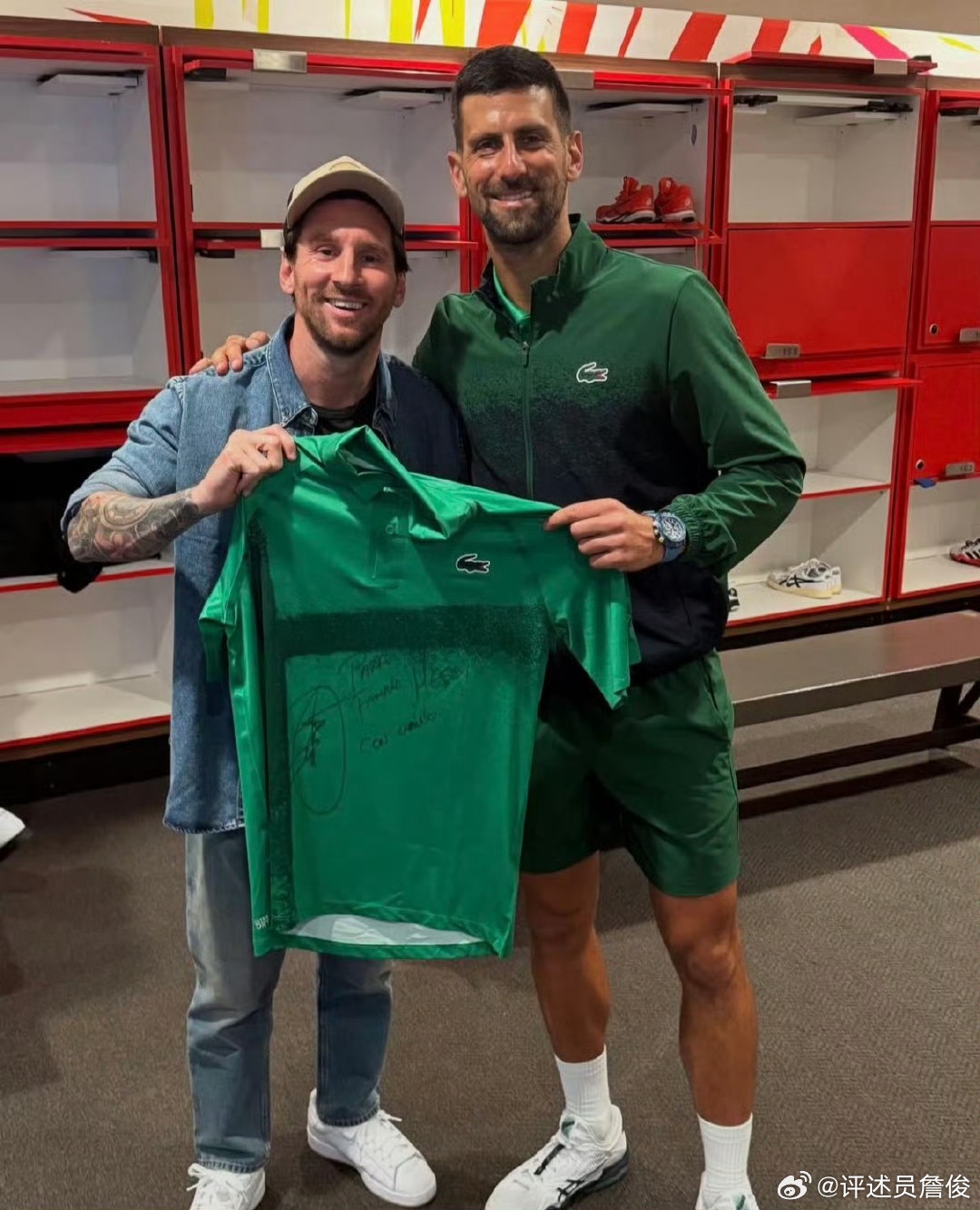 德約談梅西的兒子：他給我打了8分，給了我不小的壓力呢