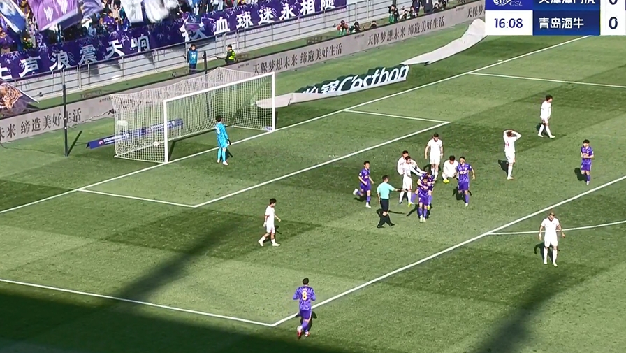 先聲奪人！基萊斯停球轉(zhuǎn)身巧妙回做，羅斯斬獲津門虎生涯處子球！