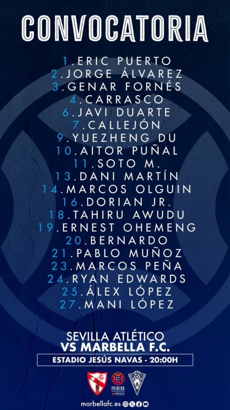 馬貝拉明天凌晨客戰(zhàn)塞維利亞競(jìng)技 杜月徵入選比賽名單