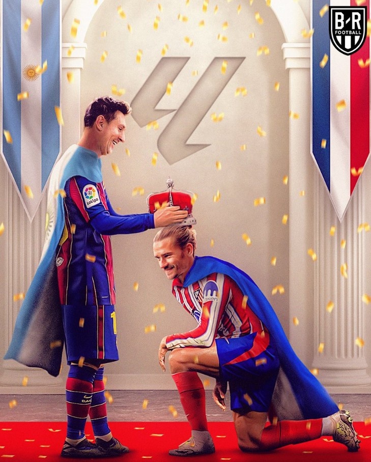 格列茲曼第521次出戰(zhàn)西甲，超越梅西成為西甲歷史外籍球員之首