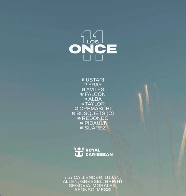 邁阿密vs費(fèi)城聯(lián)合首發(fā)：梅西替補(bǔ)，蘇亞雷斯、布斯克茨先發(fā)