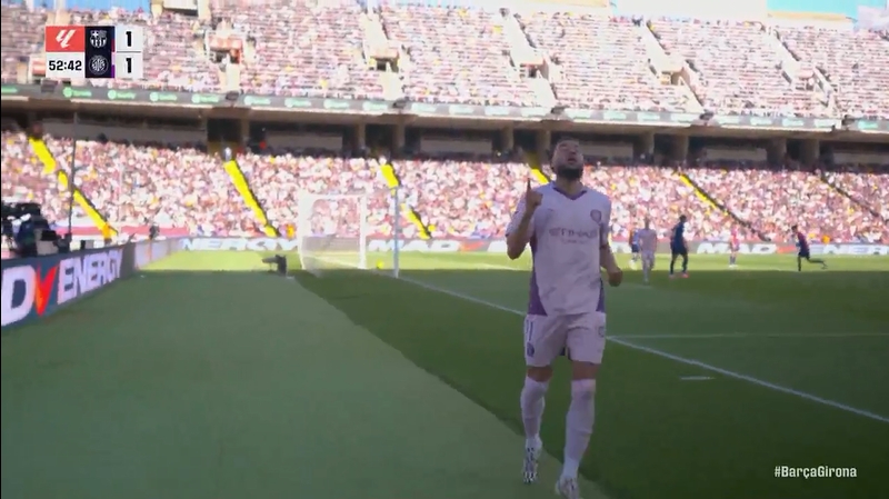 巴薩主場被扳平！阿勞霍后場出球失誤，布林德助攻丹朱馬單刀破門