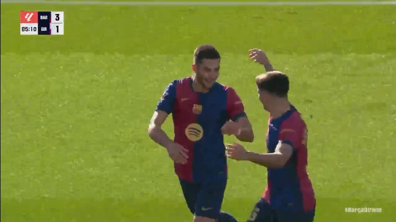 巴薩4-1鎖定勝局！替補(bǔ)登場(chǎng)的費(fèi)蘭-托雷斯第86分鐘破門