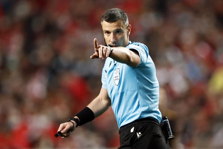 歐國聯(lián)1/4決賽葡萄牙vs丹麥次回合：斯洛文尼亞裁判溫契奇執(zhí)法