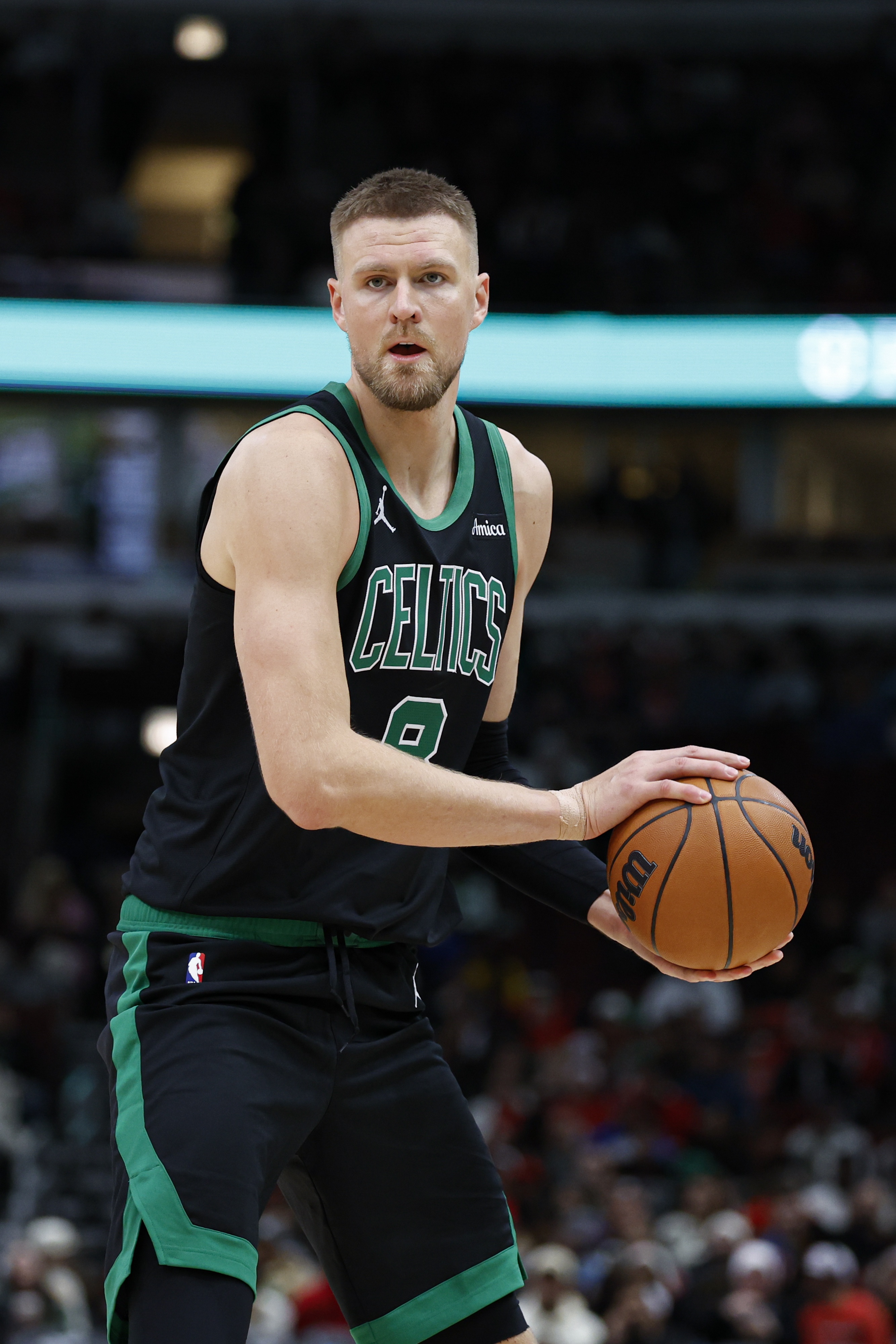 高塔輸出！波爾津吉斯內(nèi)線9中8高效砍下25分13板3助3帽！