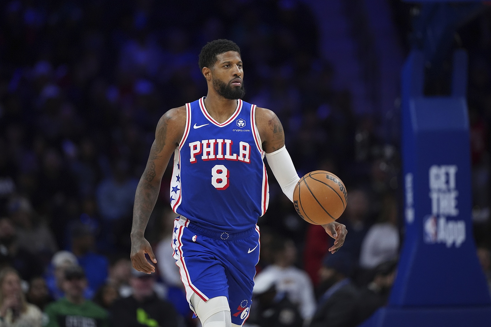 影響力不大！喬治三分球6中1拿到15分7板2助3斷1帽