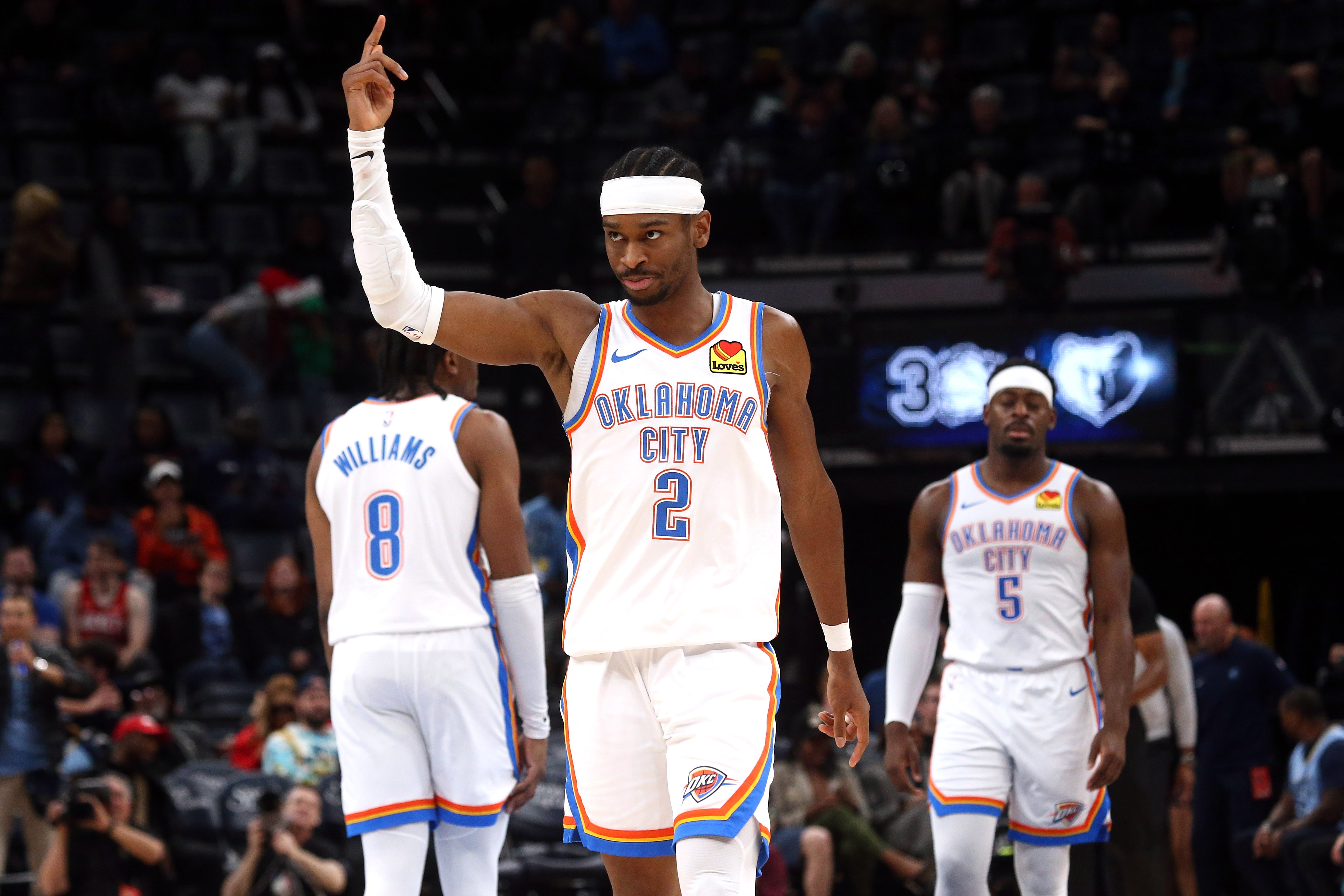 完整體！雷霆戰(zhàn)灰熊先發(fā)：亞歷山大、多特、杰倫威、哈滕、切特