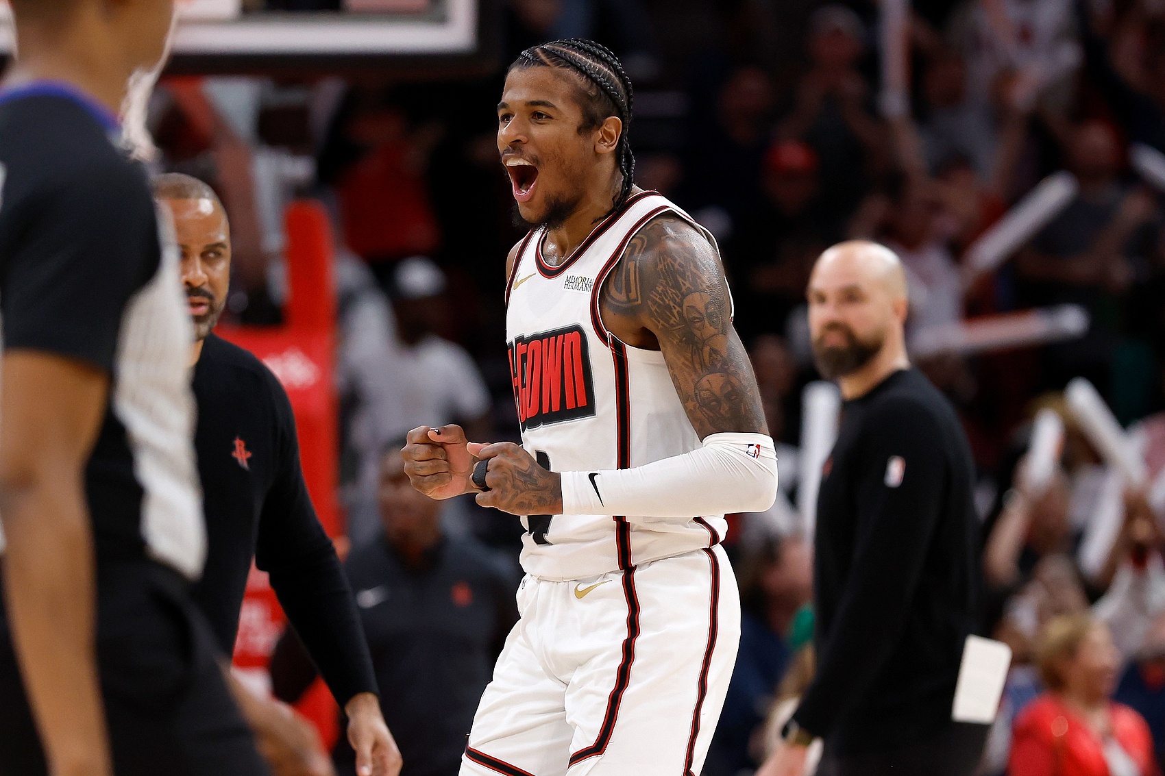 烏度卡：杰倫-格林打滿一整節(jié)比賽不成問(wèn)題 但其他球員必須站出來(lái)